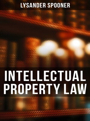 cover image of Intellectual Property Law